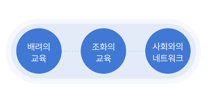 배려의 교육, 조화의 교육, 사회화의 네트워크