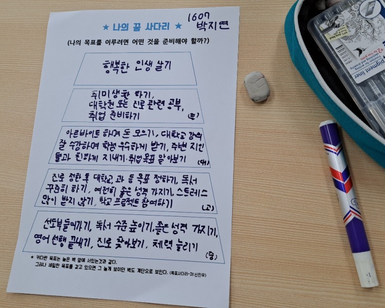 다드림캠프 하고싶은 공부법 프로그램 진행 안내