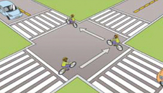 횡단보도를 이용하는 방법 이미지