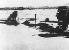 Han river shore sunken during the great flood in 1925 image