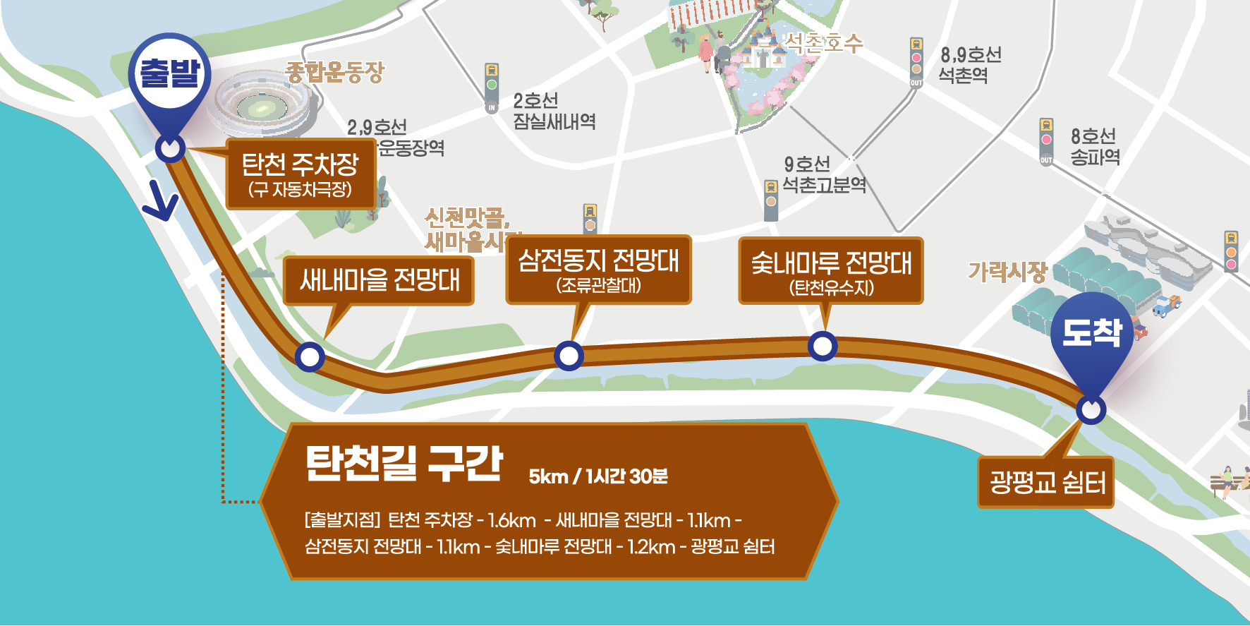 탄천길 이미지